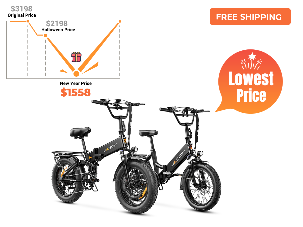 Jasion Ebike®Combo Sale X-Hunter +EB7 ST